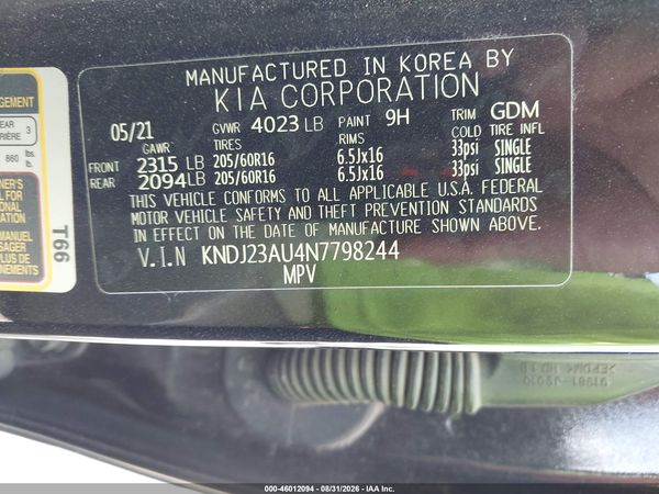 2022 KIA SOUL LX — I9