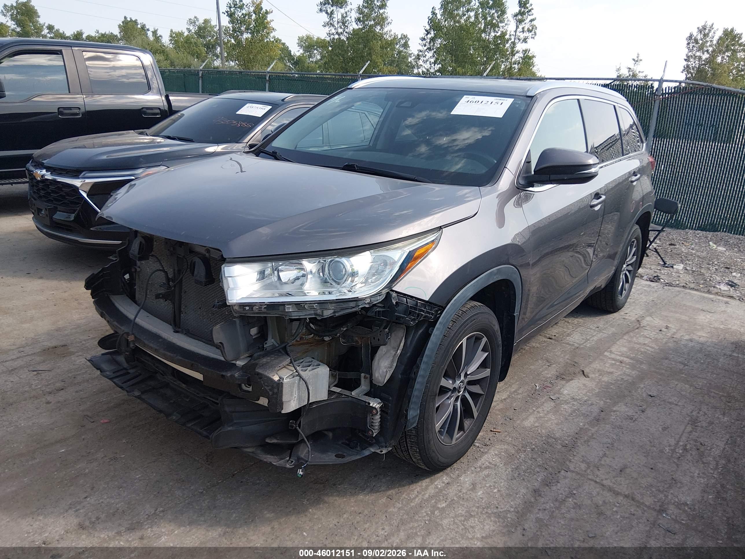 2018 TOYOTA HIGHLANDER XLE — I2