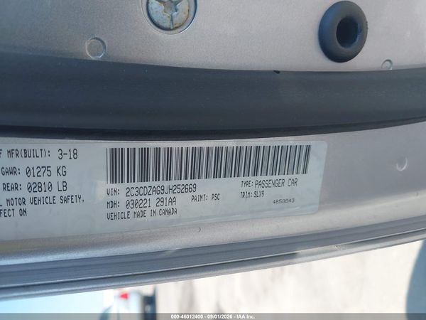 2018 DODGE CHALLENGER SXT PLUS — I9