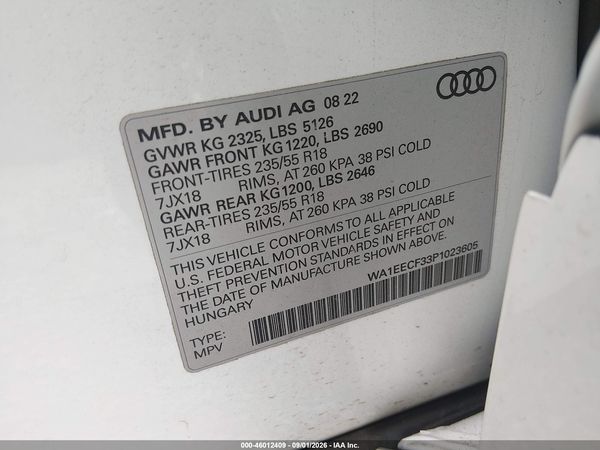 2023 AUDI Q3 — I9