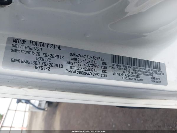2021 RAM PROMASTER CITY TRADESMAN