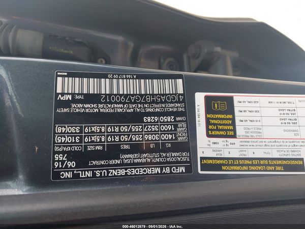 2016 MERCEDES-BENZ GLE 350 4MATIC — I152