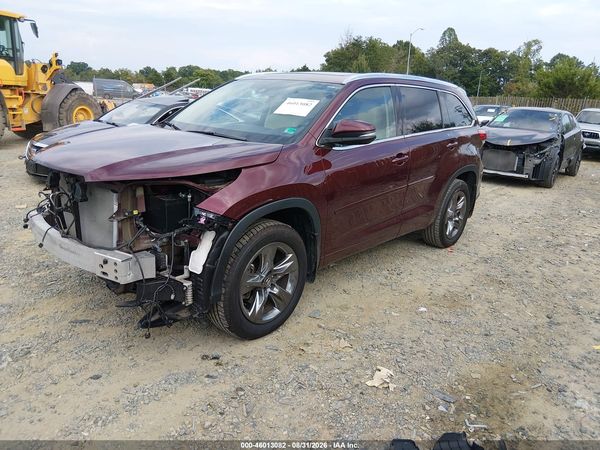 2019 TOYOTA HIGHLANDER LIMITED PLATINUM