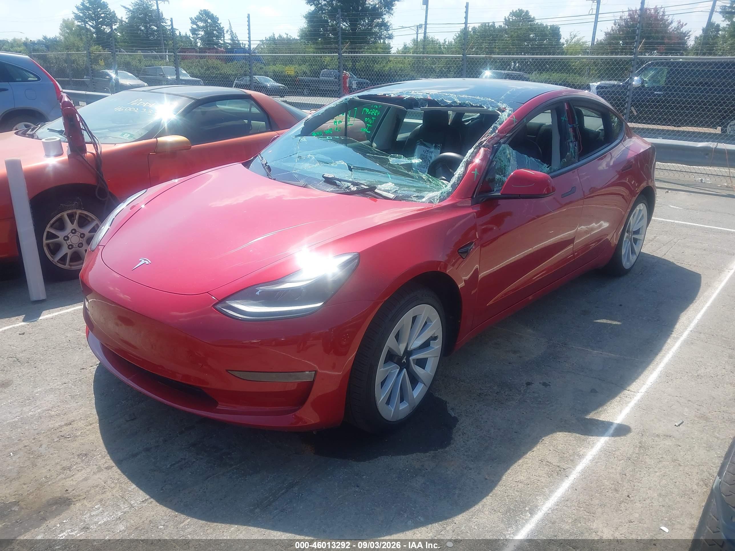 2023 TESLA MODEL 3 REAR-WHEEL DRIVE — I2