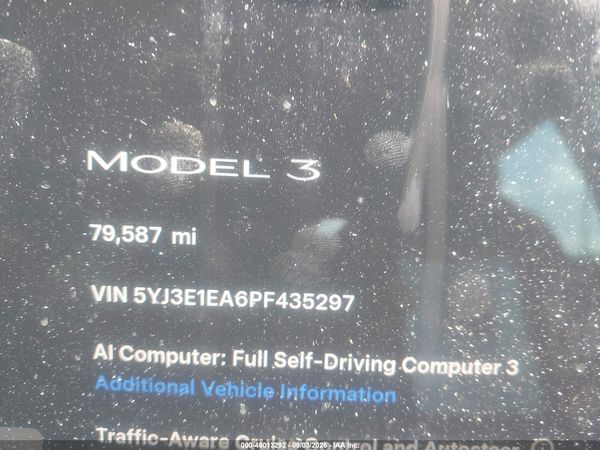 2023 TESLA MODEL 3 REAR-WHEEL DRIVE — I118