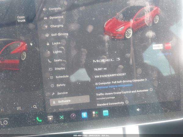 2023 TESLA MODEL 3 REAR-WHEEL DRIVE — I132