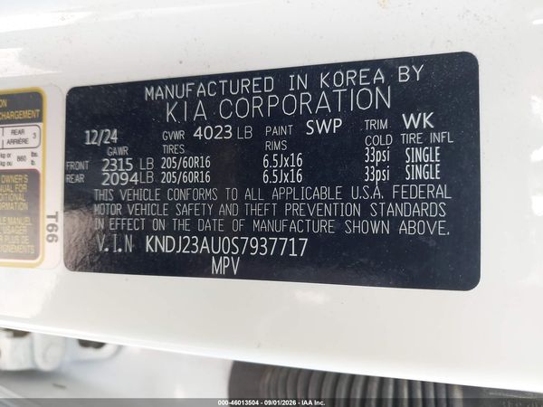 2025 KIA SOUL LX — I9