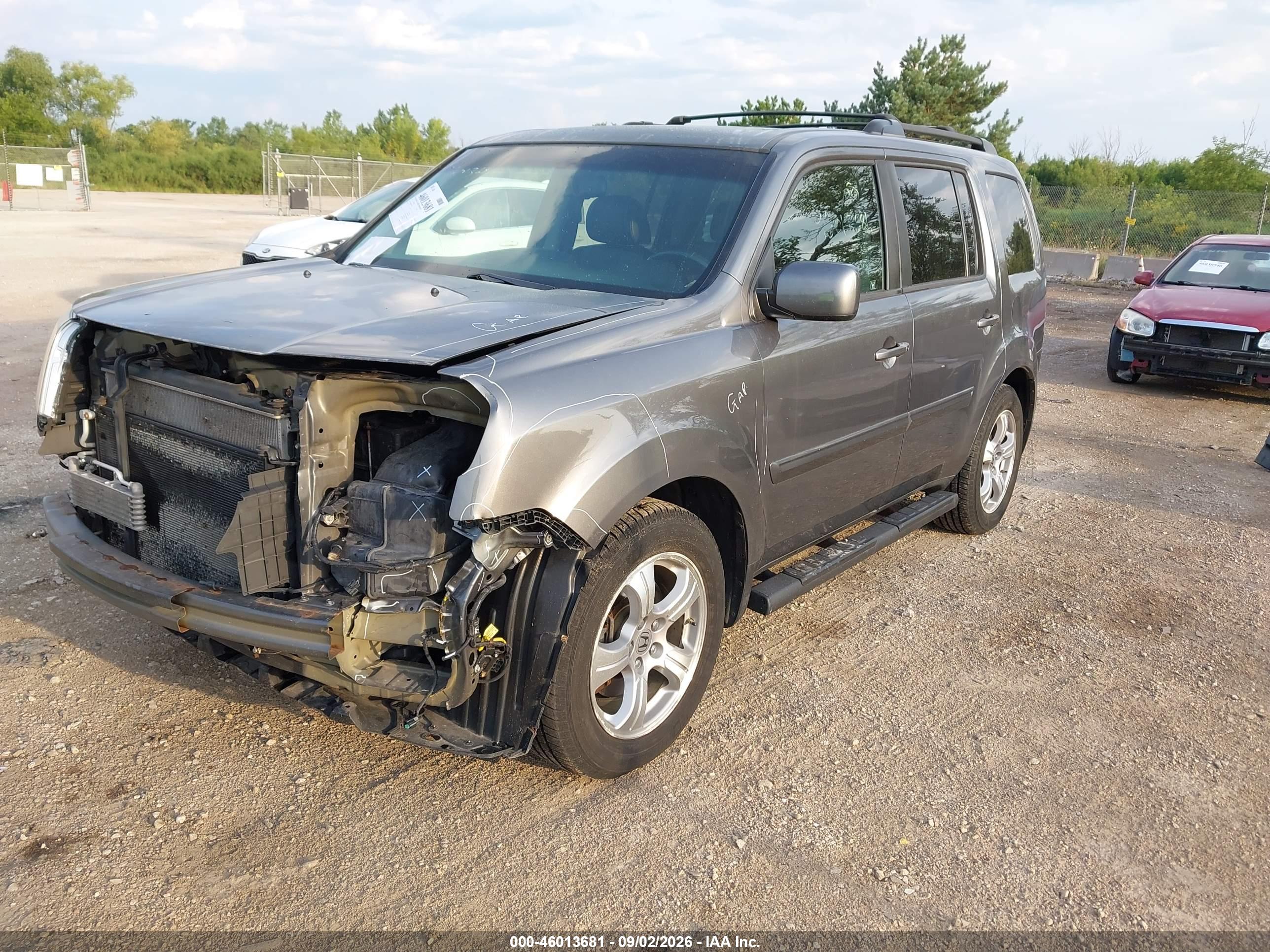 2012 HONDA PILOT EX-L — I2