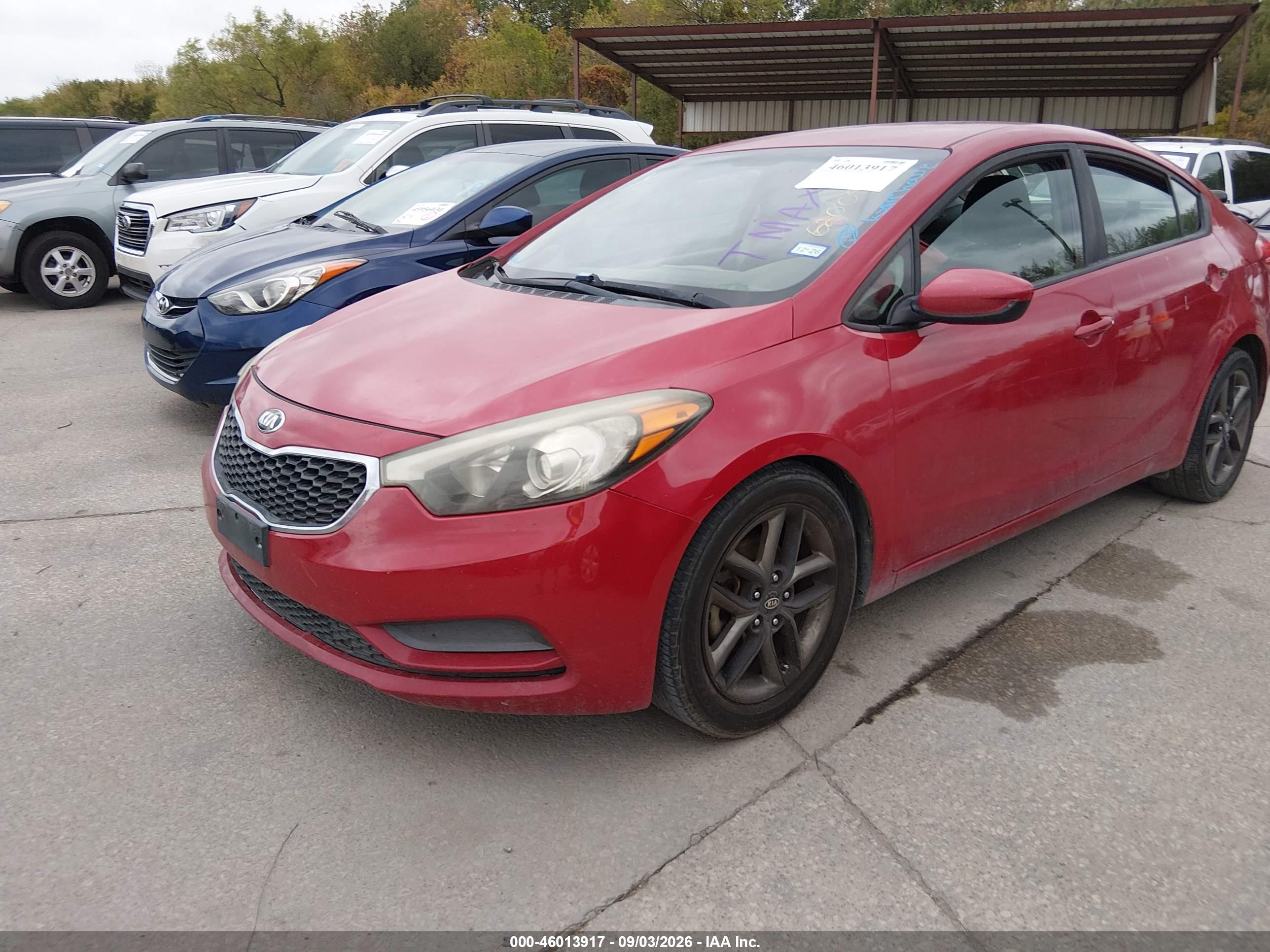 2016 KIA FORTE LX — I2