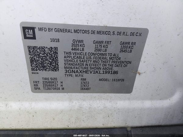 2019 CHEVROLET EQUINOX LS — I9