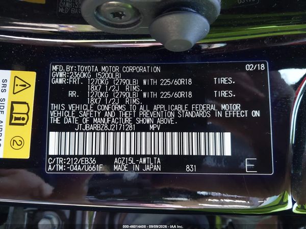 2018 LEXUS NX 300 F SPORT — I9