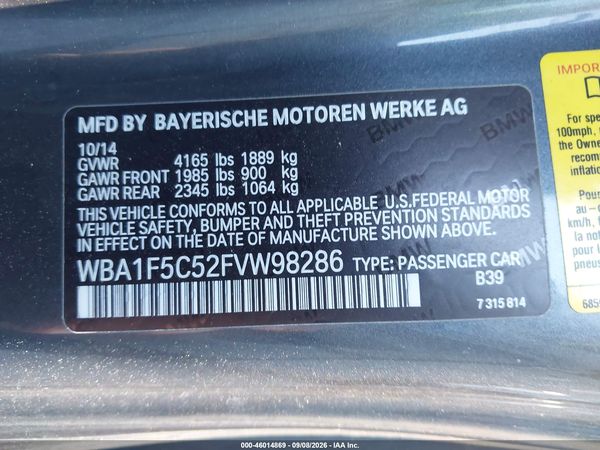 2015 BMW 228I