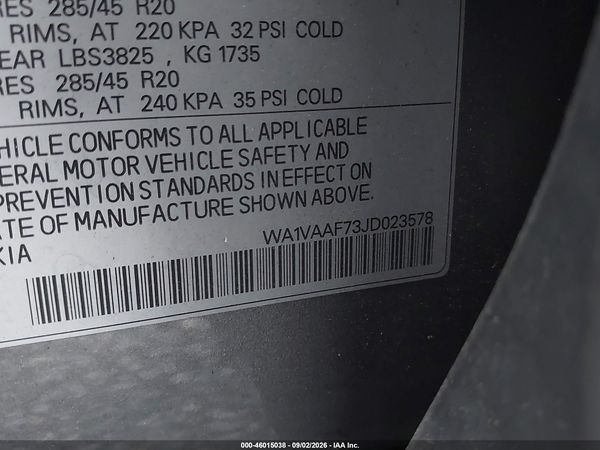 2018 AUDI Q7 3.0T PREMIUM — I9