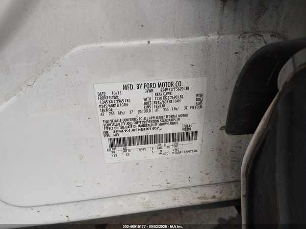 2017 FORD EDGE SEL