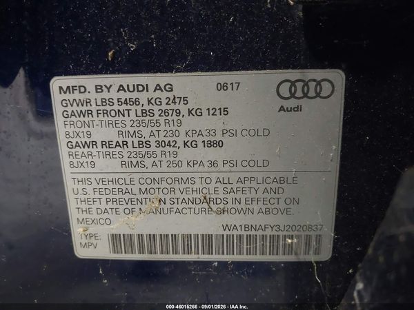 2018 AUDI Q5