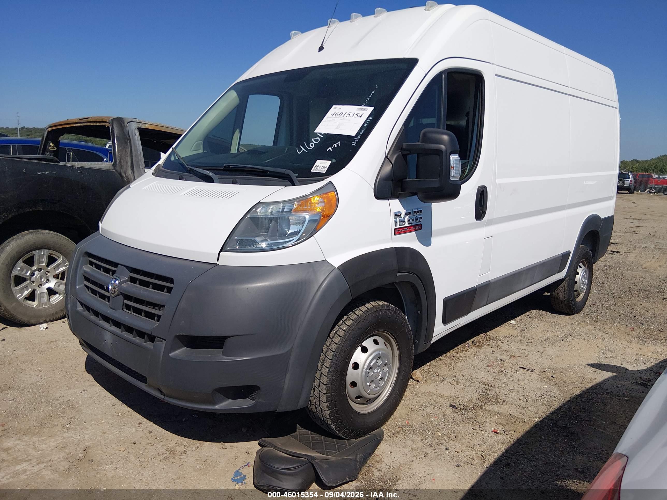2016 RAM PROMASTER 1500 — I2