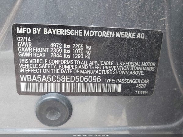 2014 BMW 528I — I9