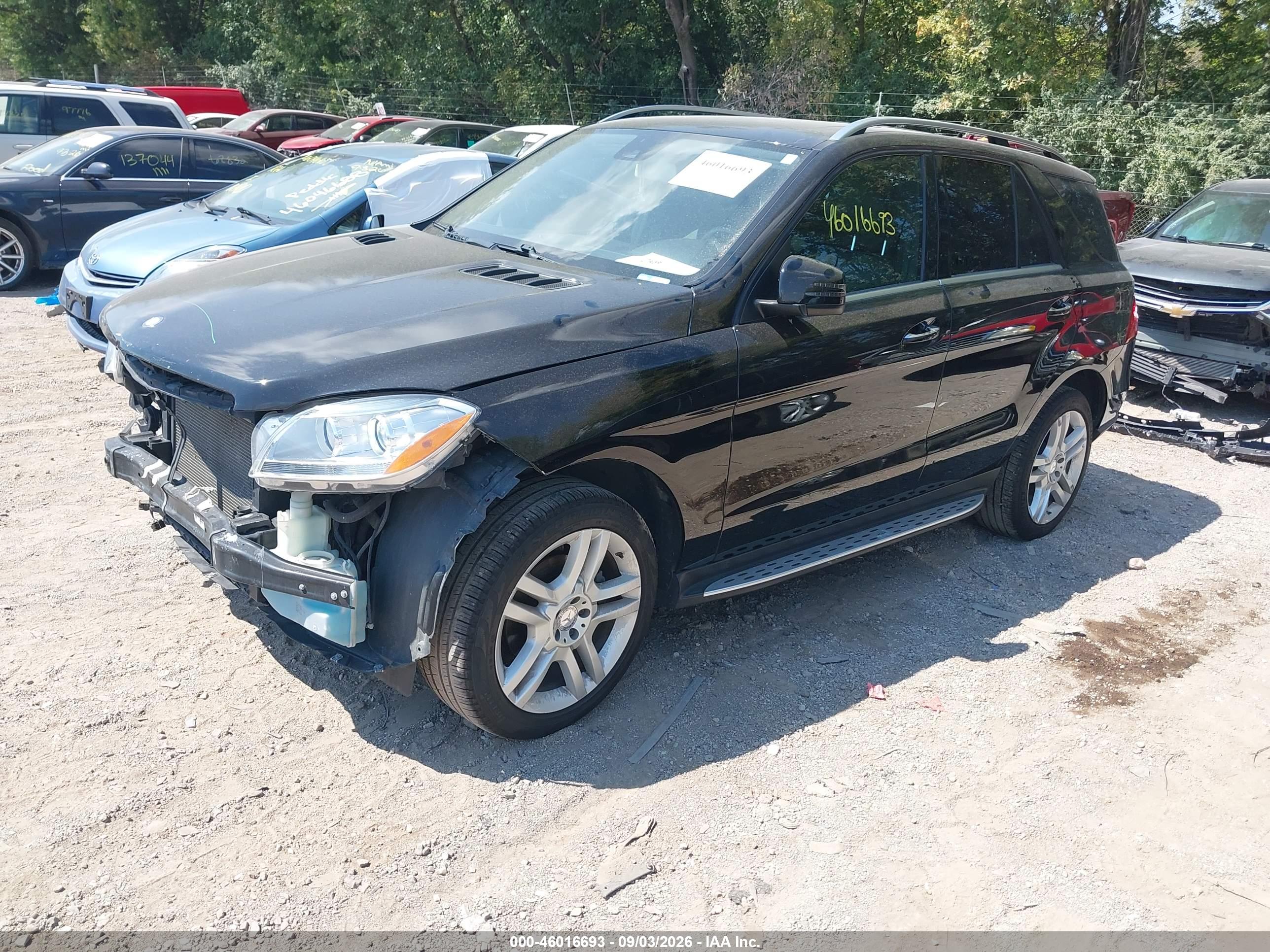 2013 MERCEDES-BENZ ML 350 4MATIC — I2