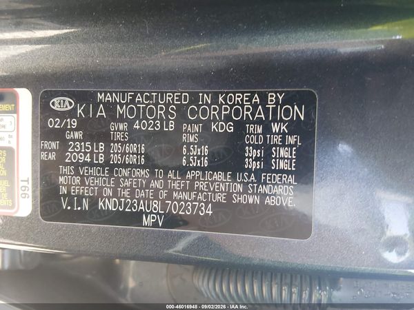 2020 KIA SOUL LX — I9
