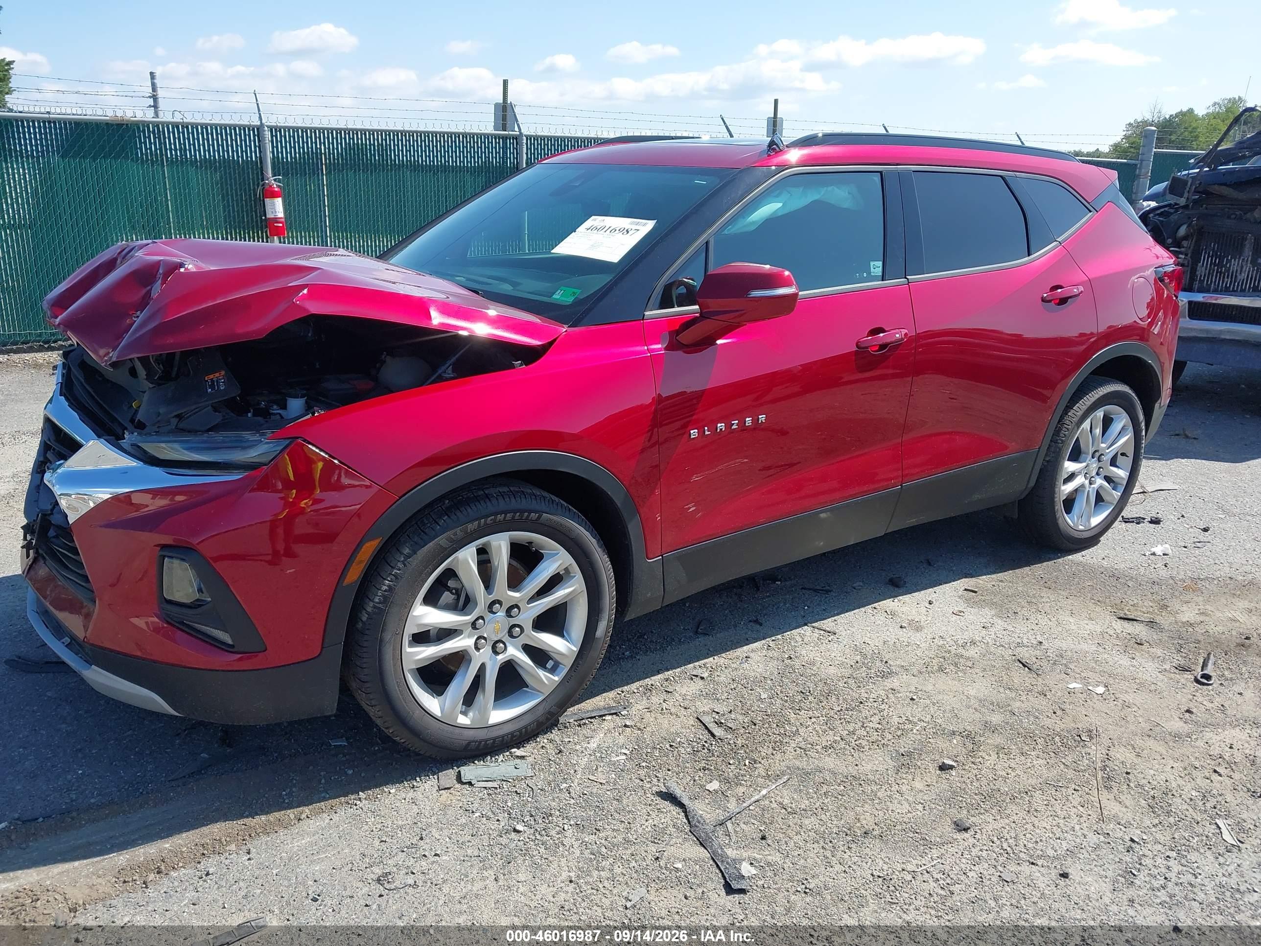 2019 CHEVROLET BLAZER 3LT — I2