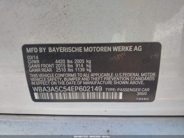 2014 BMW 328I — I9