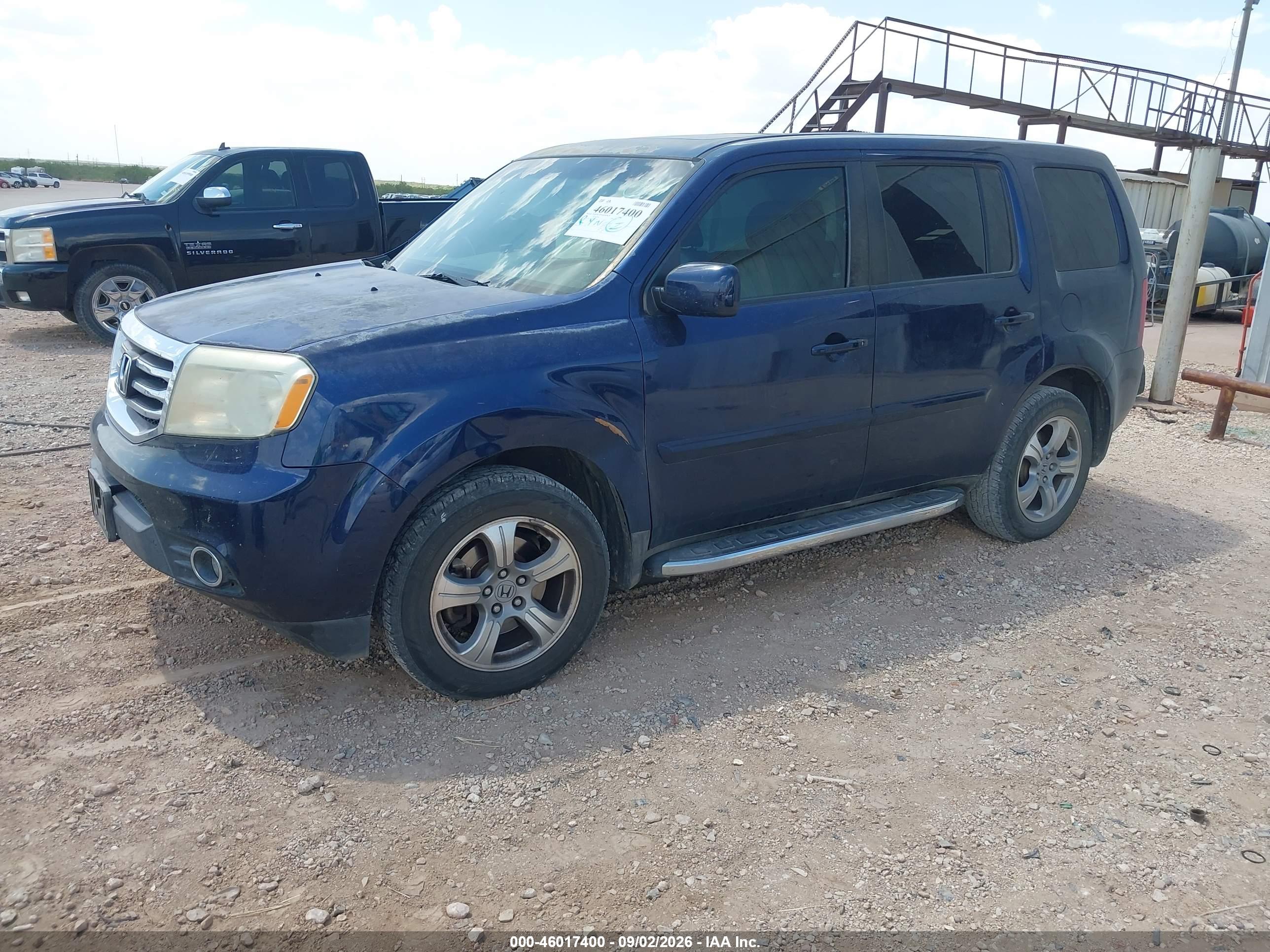 2013 HONDA PILOT EX-L — I2