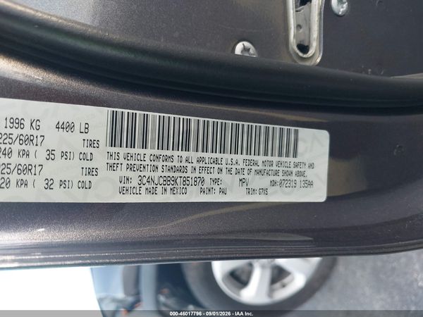 2019 JEEP COMPASS LATITUDE FWD