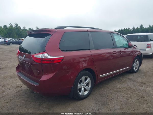 2017 TOYOTA SIENNA LE 8 PASSENGER — I4