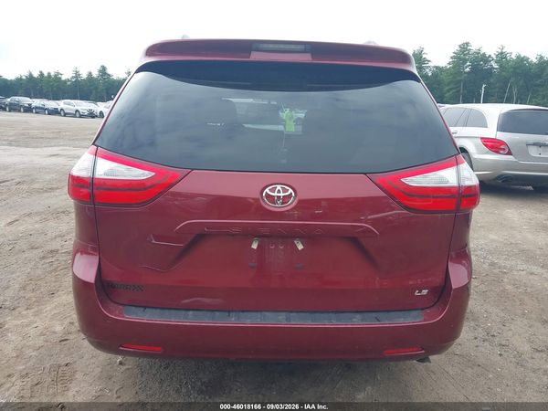 2017 TOYOTA SIENNA LE 8 PASSENGER — I119