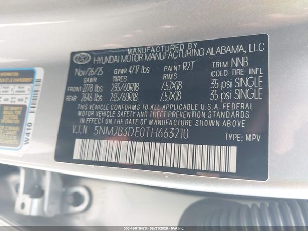 2026 HYUNDAI TUCSON SEL