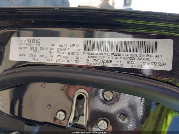 2016 RAM 1500 TRADESMAN