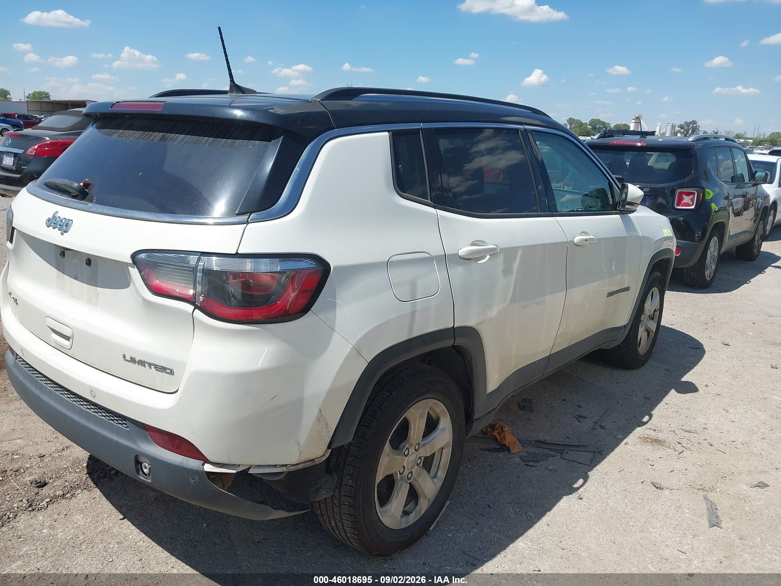 2018 JEEP COMPASS LIMITED 4X4 — I4