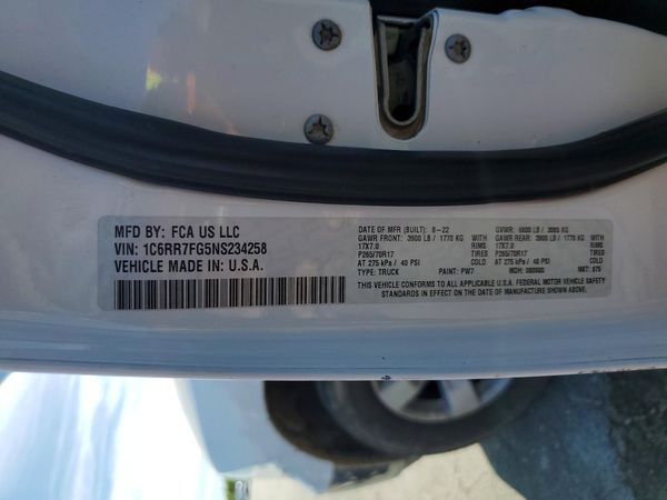2022 RAM 1500 CLASSIC Tradesman