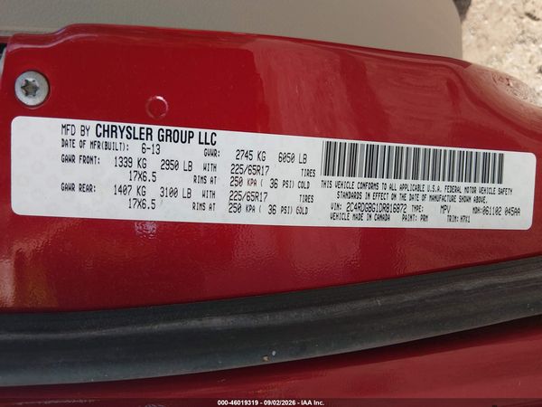 2013 DODGE GRAND CARAVAN AMERICAN VALUE PKG