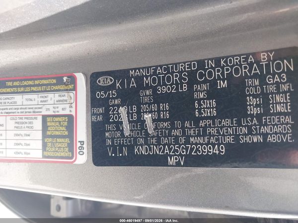 2016 KIA SOUL Plus — I9