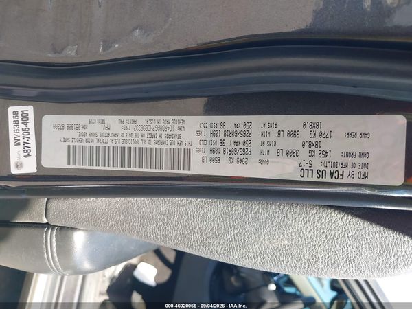 2017 DODGE DURANGO SXT RWD — I9
