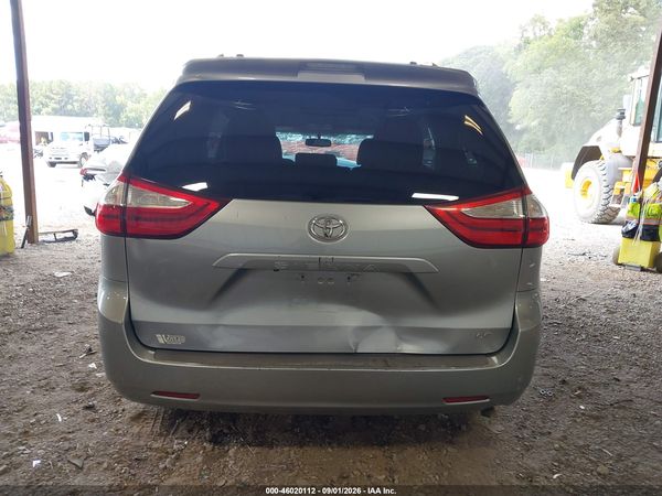 2015 TOYOTA SIENNA LE 8 PASSENGER — I119