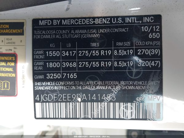 2013 MERCEDES-BENZ GL 350 BLUETEC 4MATIC