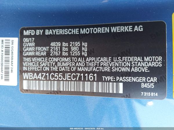 2018 BMW 430I
