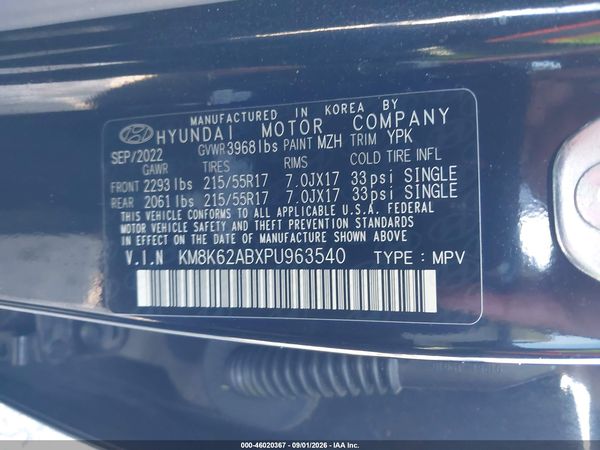 2023 HYUNDAI KONA SEL — I9
