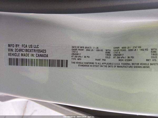 2026 CHRYSLER PACIFICA SELECT
