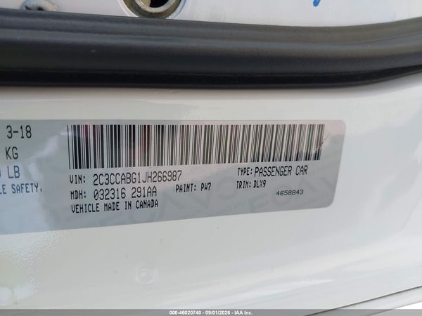 2018 CHRYSLER 300 300S — I9