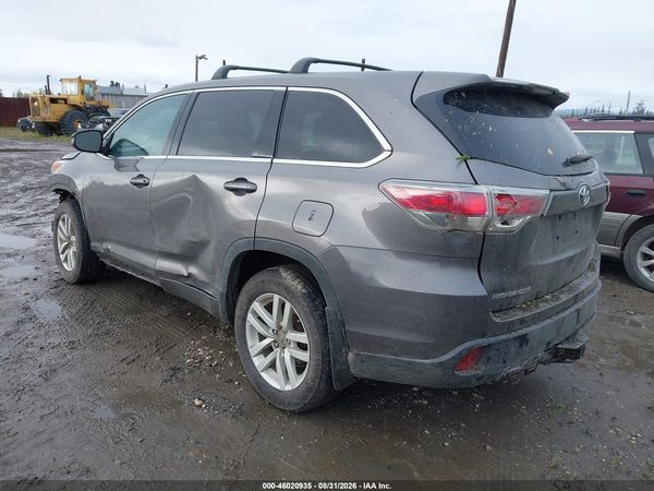 2016 TOYOTA HIGHLANDER LE V6
