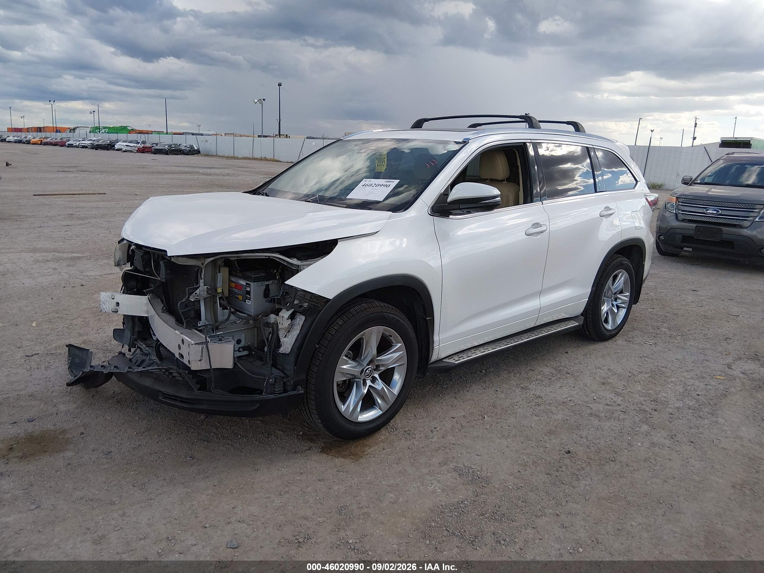 2016 TOYOTA HIGHLANDER LIMITED PLATINUM V6 — I2