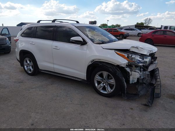 2016 TOYOTA HIGHLANDER LIMITED PLATINUM V6 — I1