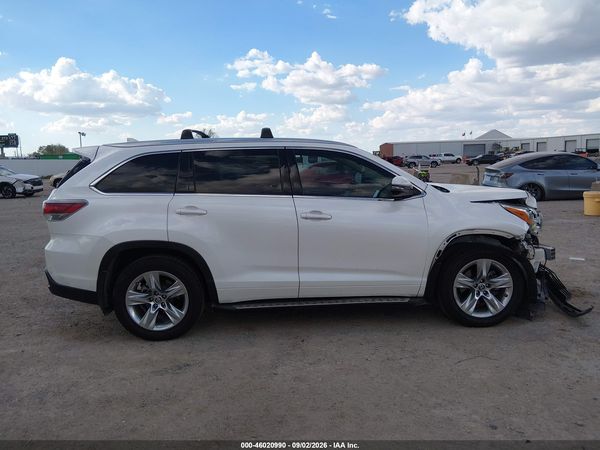2016 TOYOTA HIGHLANDER LIMITED PLATINUM V6 — I116