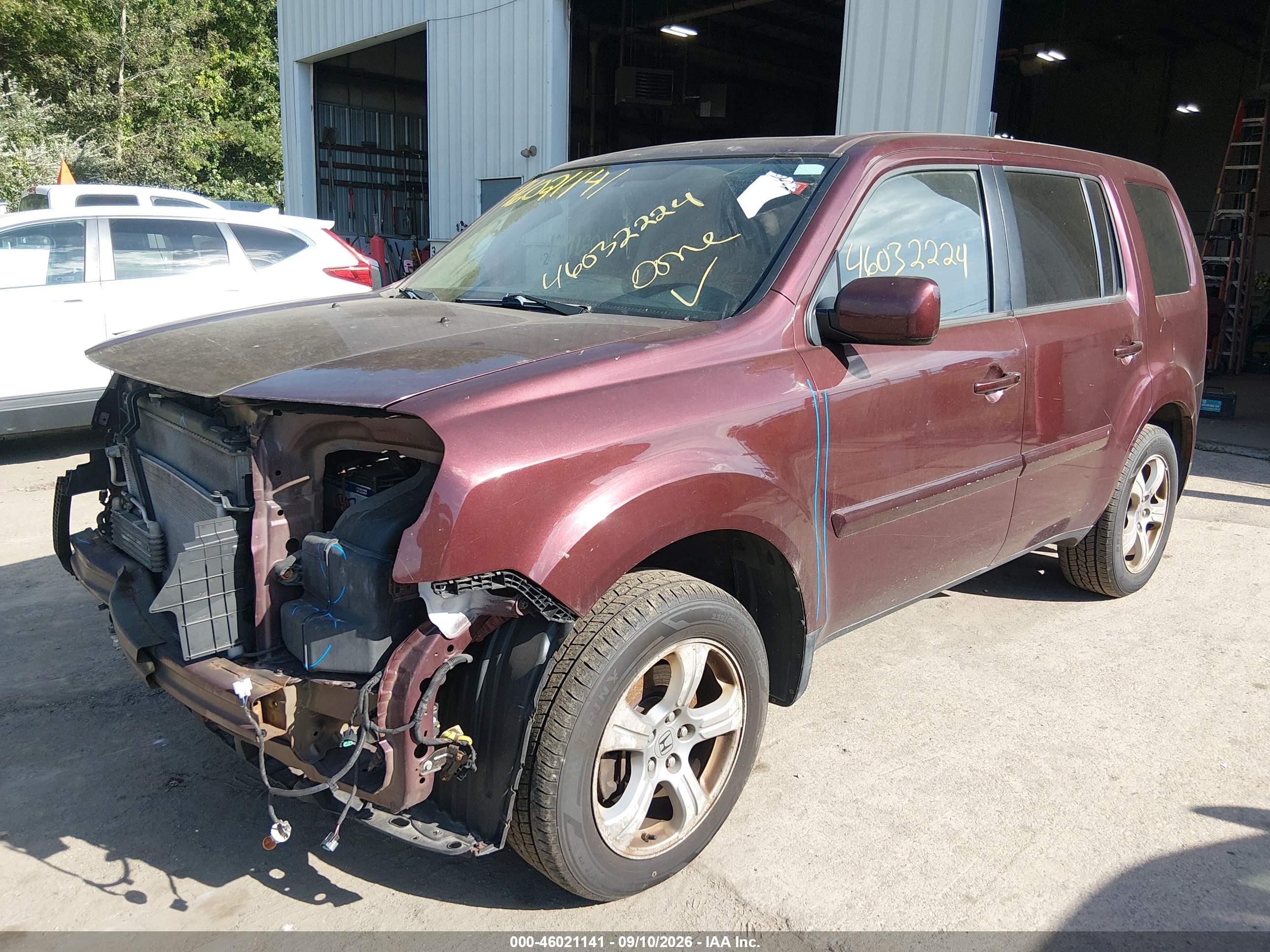 2014 HONDA PILOT EX-L — I2