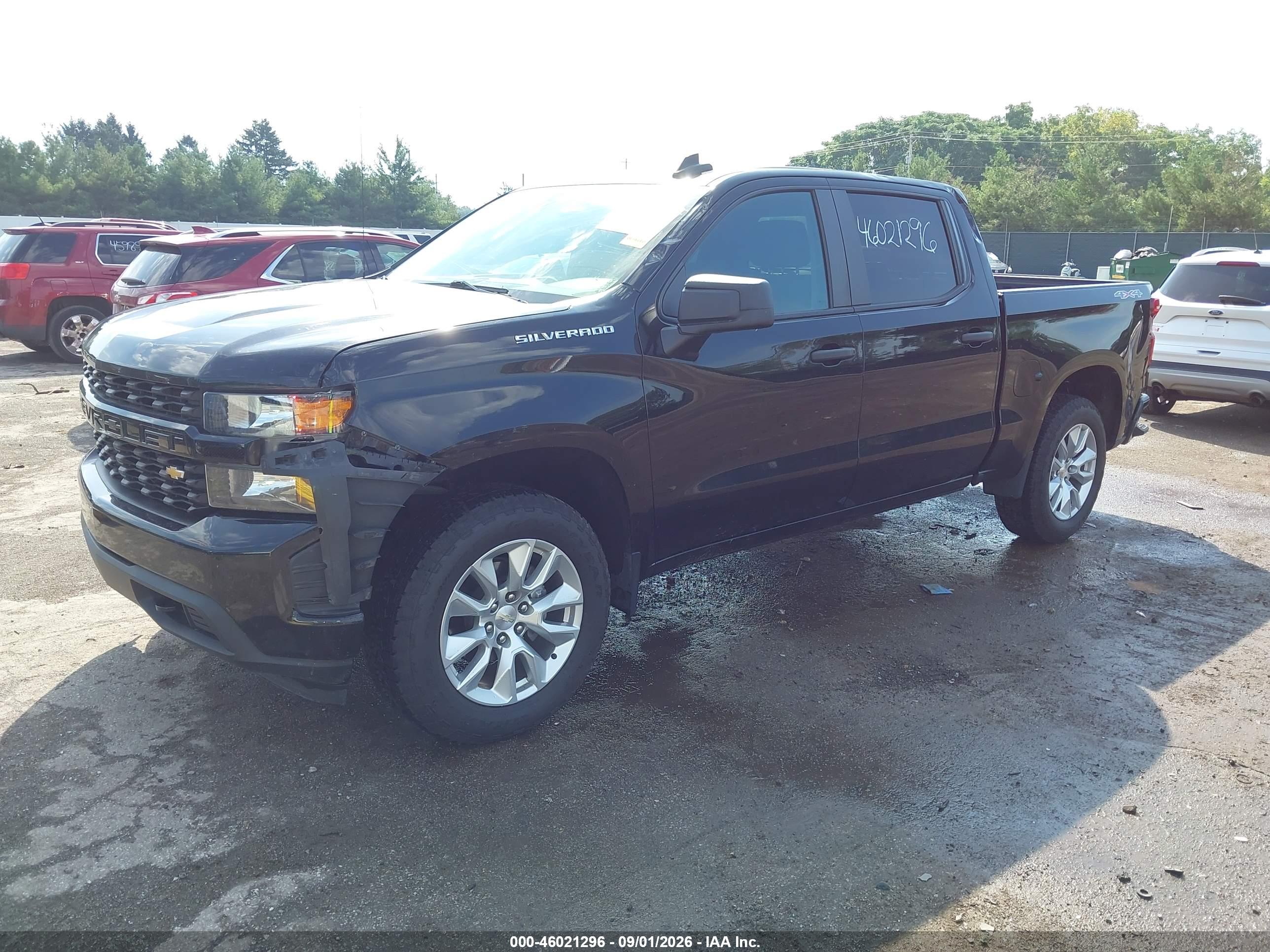 2020 CHEVROLET SILVERADO 1500 4WD  SHORT BED CUSTOM — I2