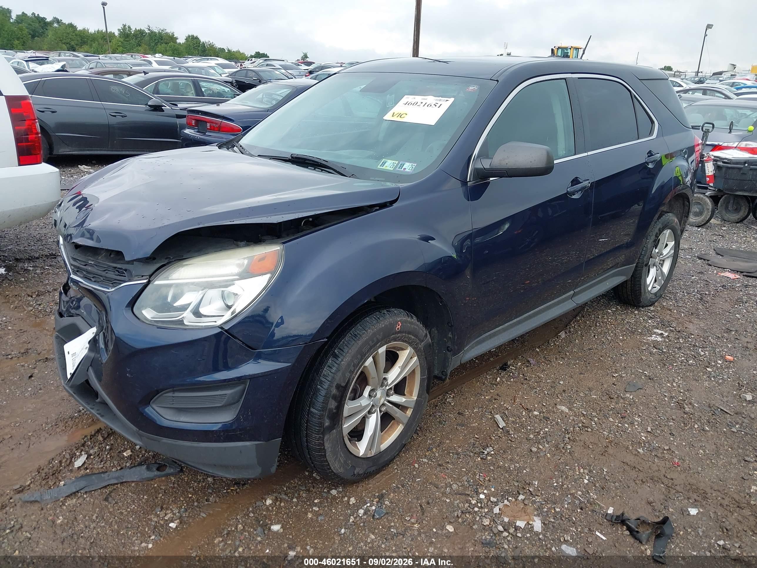 2016 CHEVROLET EQUINOX LS — I2