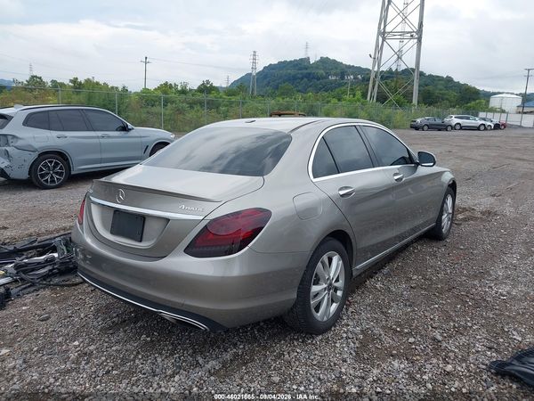 2019 MERCEDES-BENZ C 300 4MATIC — I4